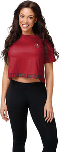 Womens NFL Team Logo Tie-dye Crop Top - Official Game Day Style