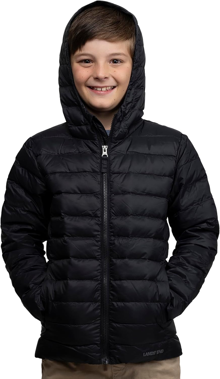 Kids Packable Hooded Down Puffer Jacket for Cold Weather