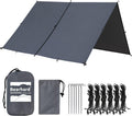 Bearhard 10x10 ft Waterproof Camping Tarp - Lightweight Shelter