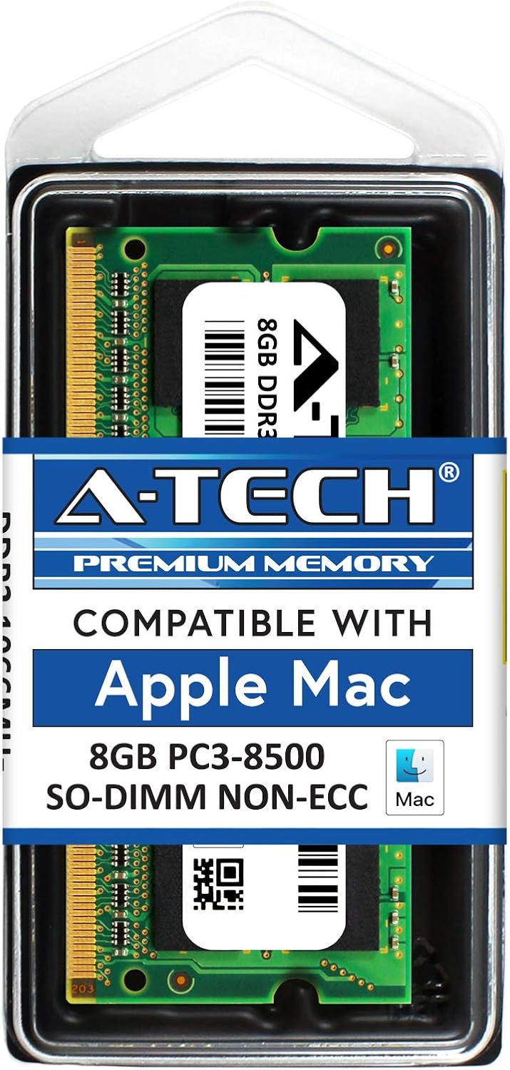 Upgrade Your Mac with A-Tech 8GB DDR3 1067MHz RAM Module