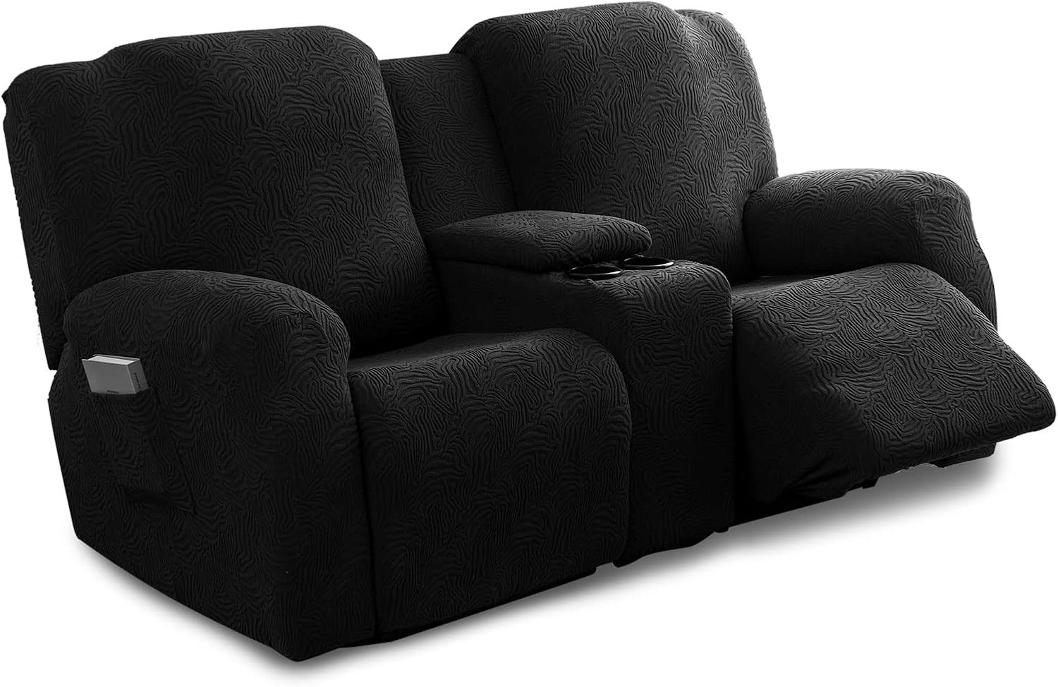 Recliner Loveseat Cover with Center Console for Stylish Protection