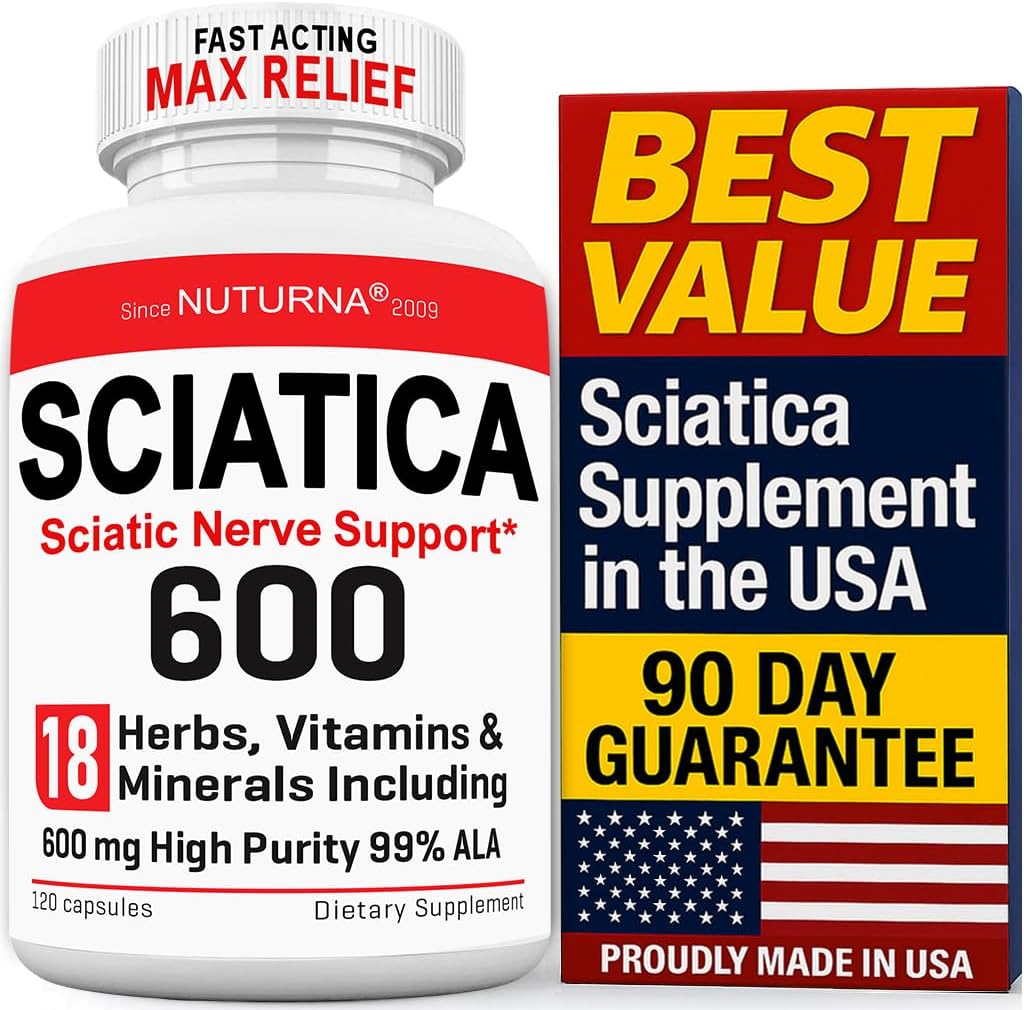 Sciatica Nerve Relief Supplement with 600 mg Alpha Lipoic Acid