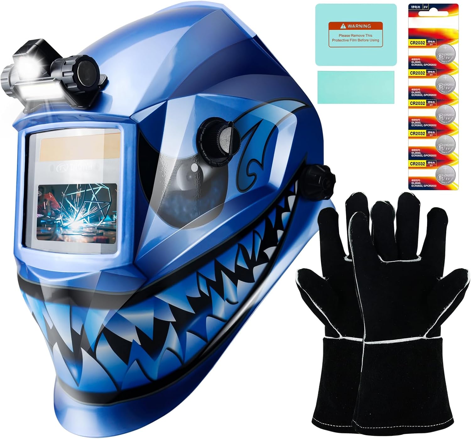 Welding Hood Auto Darkening Helmet with True Color Clarity
