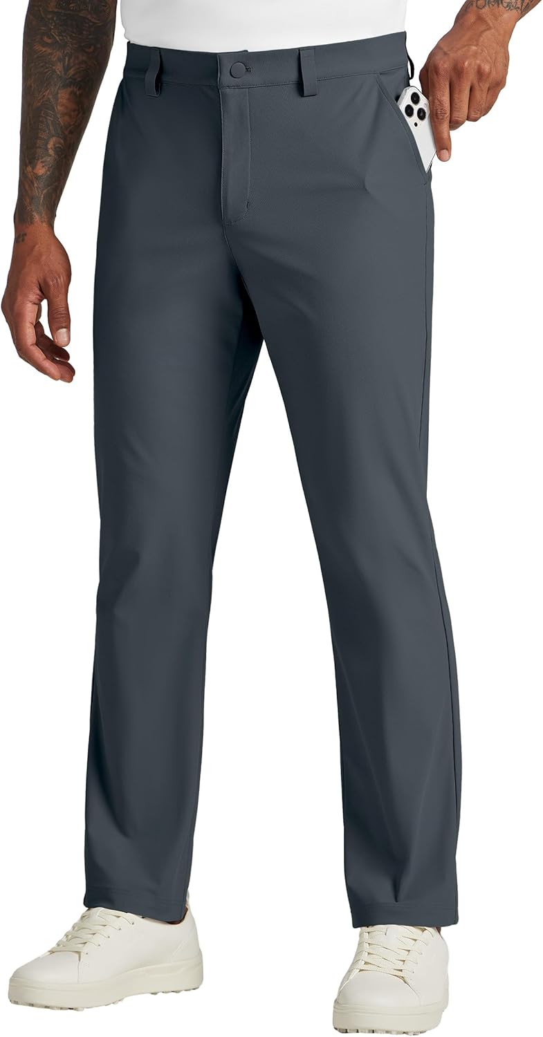 Willit Mens Golf Pants Quick Dry Stretch Dress Pants for Work