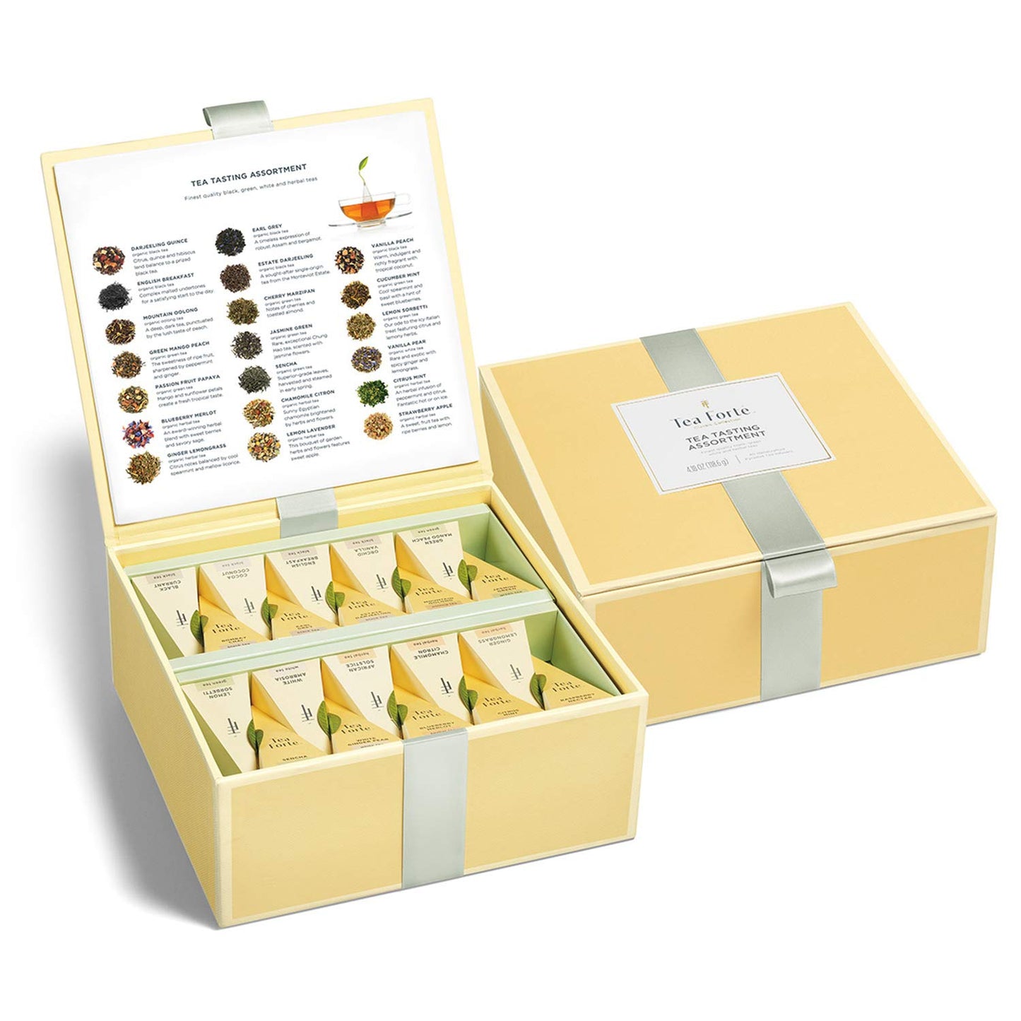 Tea Forte Tea Tasting Assortment Premium Tea Chest Gift Sampler
