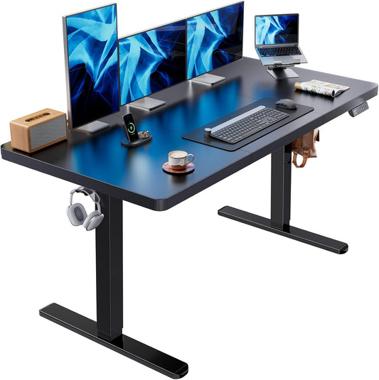 Large Height Adjustable Standing Desk with Powerful Motor