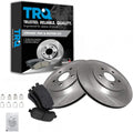 TRQ Rear Brake Pad & Rotor Kit Compatible with 2004-07 Freestar