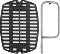 DELSbbq Cast Iron Grate & Grill Burner for Weber Q Series - Durable
