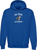 College Team Color Arch Logo Hoodie - Cal State San Bernardino