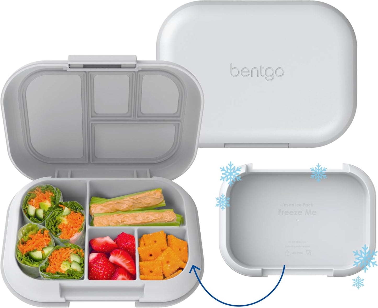 Bentgo Chill Kids Leak-Proof Lunch Box with Ice Pack for Ages 3-7