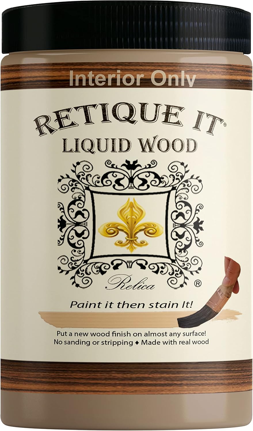 Retique It Liquid Wood Quart - Transform Your Surfaces Easily