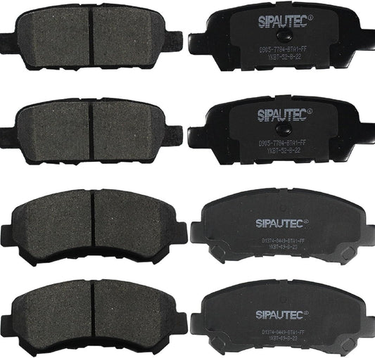 SIPAUTEC-D1374 D905 Ceramic Brake Pads for Nissan Rogue 2008-2013
