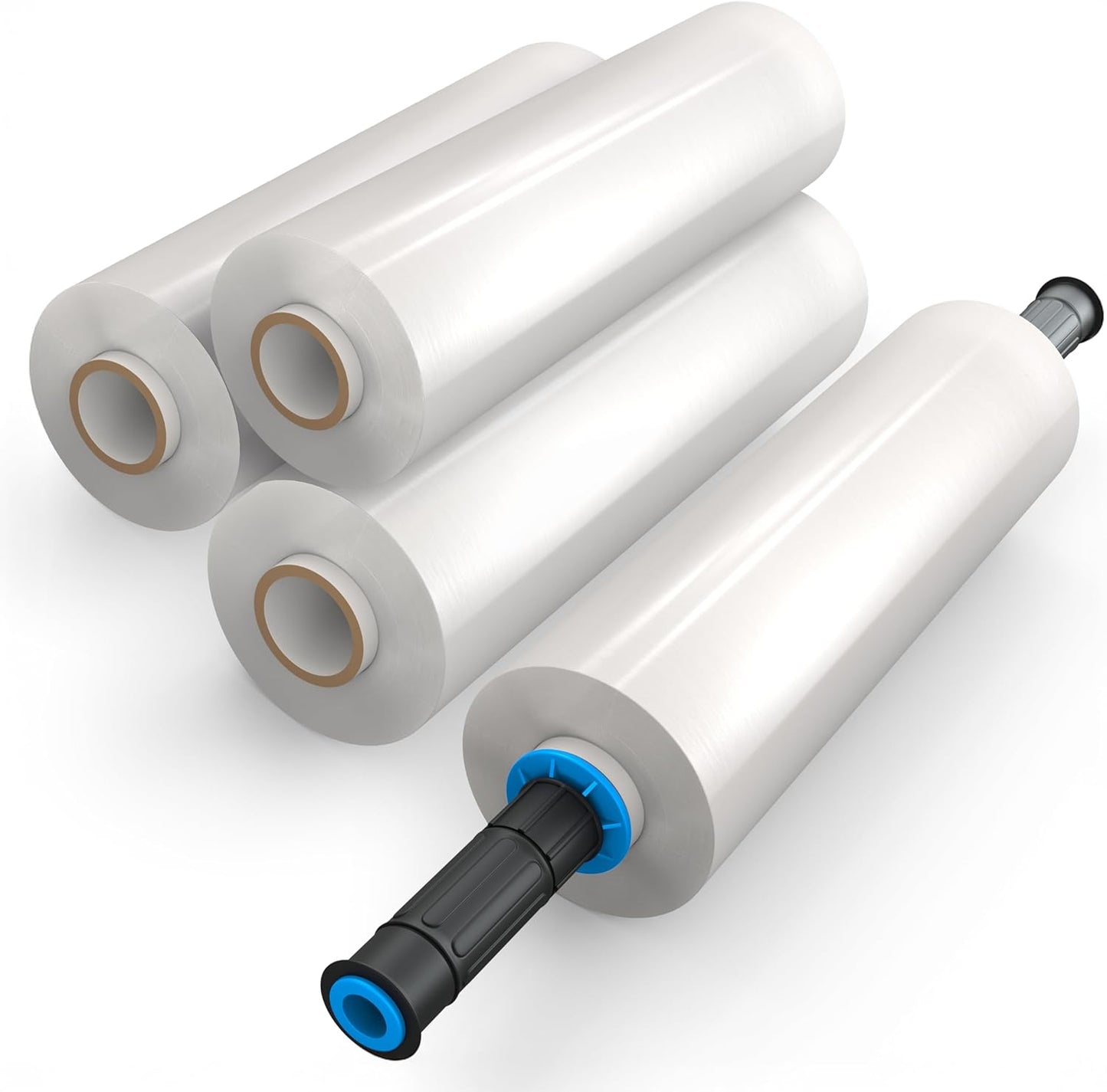 Clear Heavy Duty Plastic Stretch Wrap for Shipping and Moving