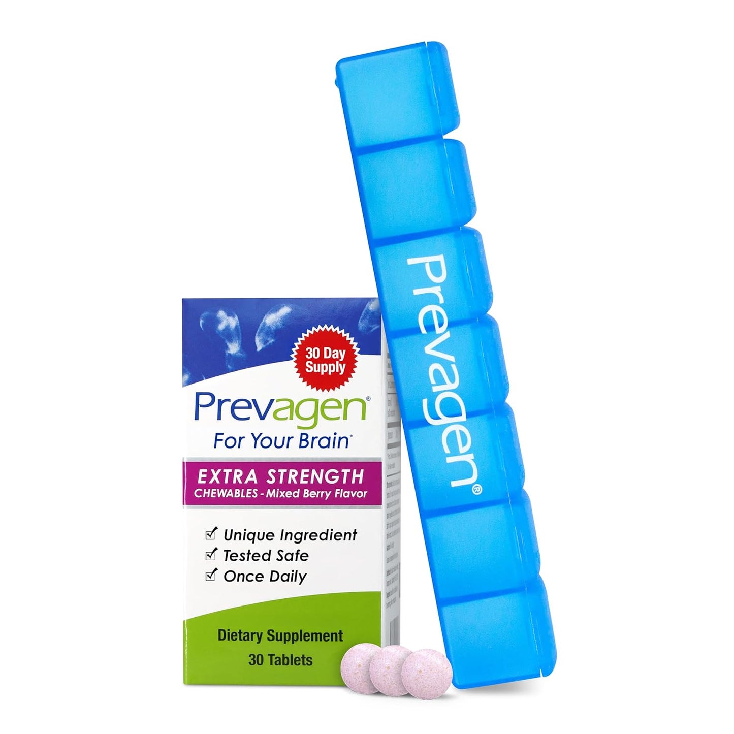 Prevagen Extra Strength Mixed Berry Chewables for Brain Health