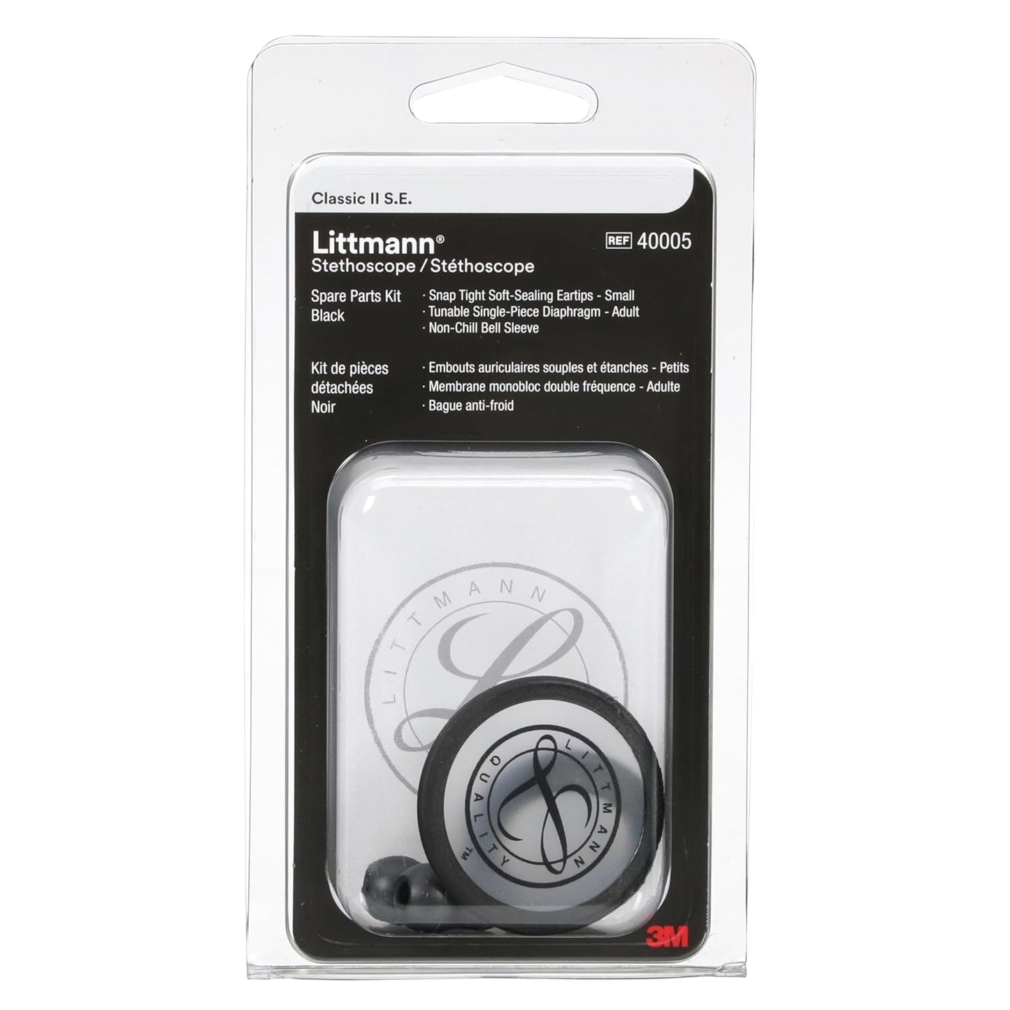 Littmann Stethoscope Parts Kit for Classic II S.E. Black
