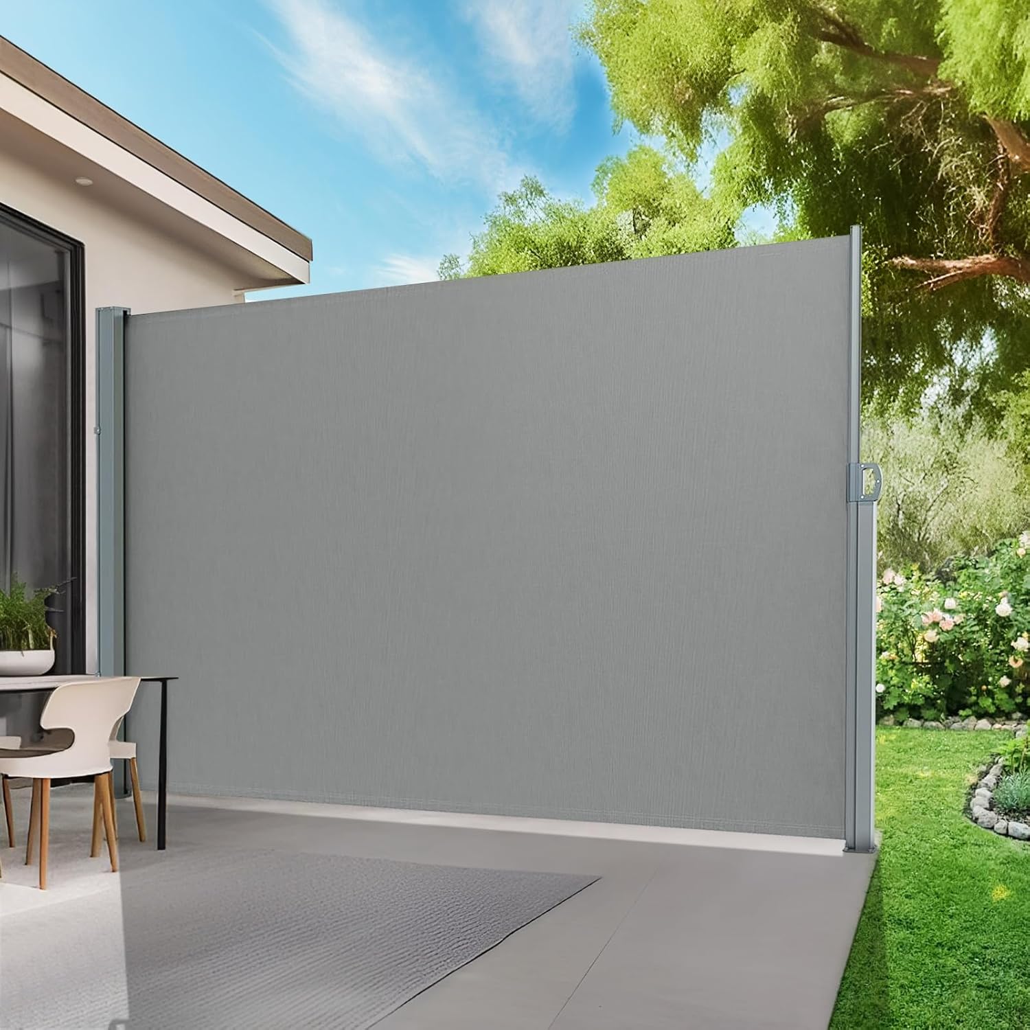 Retractable Side Awning for Outdoor Privacy and Shade Solutions