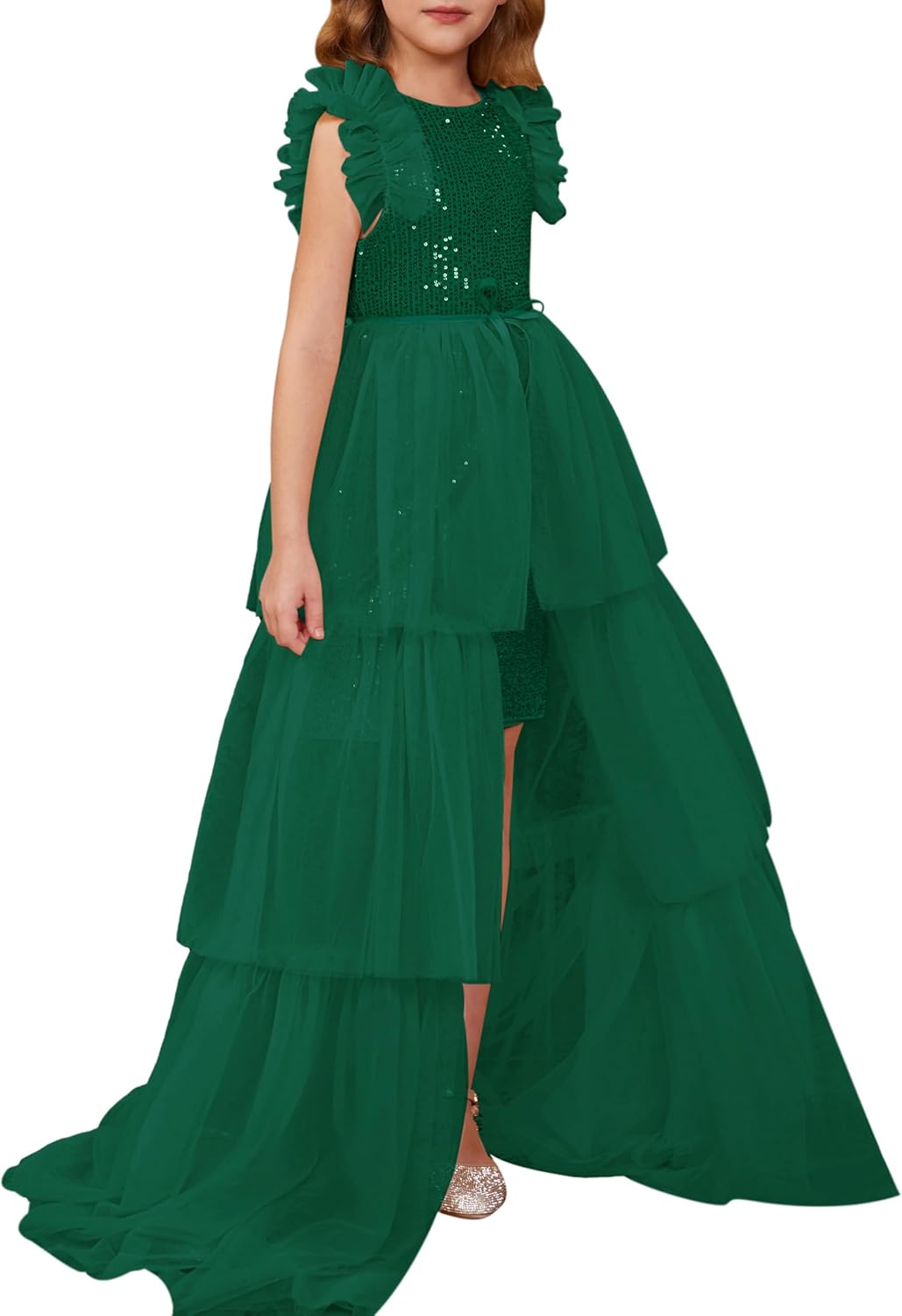 Girls Sequin Dress for Pageants and Parties - Sparkle Style
