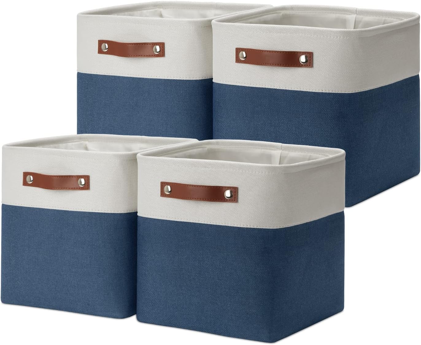 DULLEMELO Set of 4 Storage Cubes Baskets for Organizing