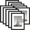 upsimples 8.5x11 Picture Frame Set of 10 - Versatile Wall or Table