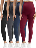 Maternity Leggings 4 Pack Creamlush - Soft, Stretchy Support