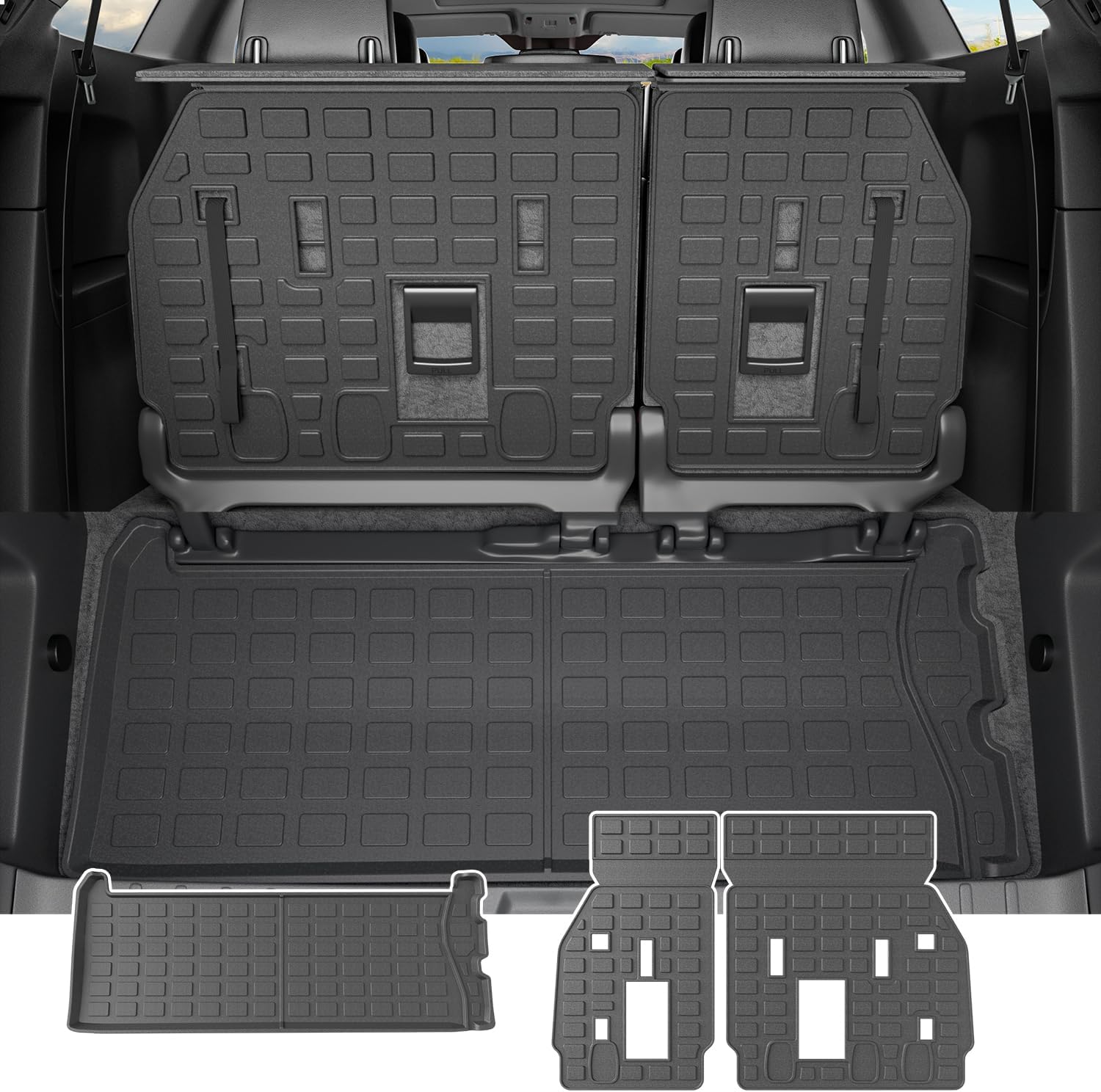 Custom Fit Cargo Mat for 2021-2025 Toyota Sienna by powoq