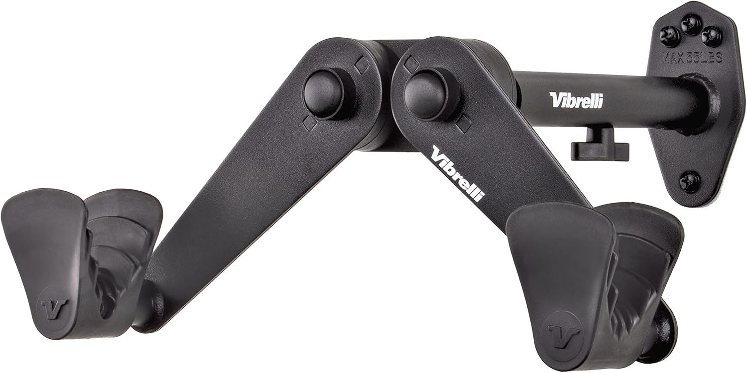Vibrelli Bike Wall Mount - Adjustable Horizontal Storage Rack