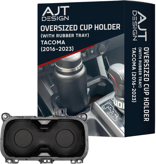 Oversize Cup Holder with Tray for Toyota Tacoma 2016-2023