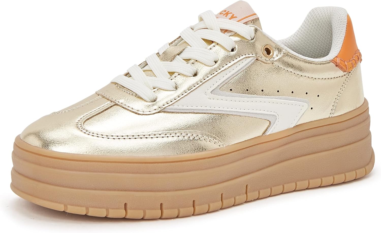 LUCKY STEP Women's Platform Sneakers for Trendy Fashion Style