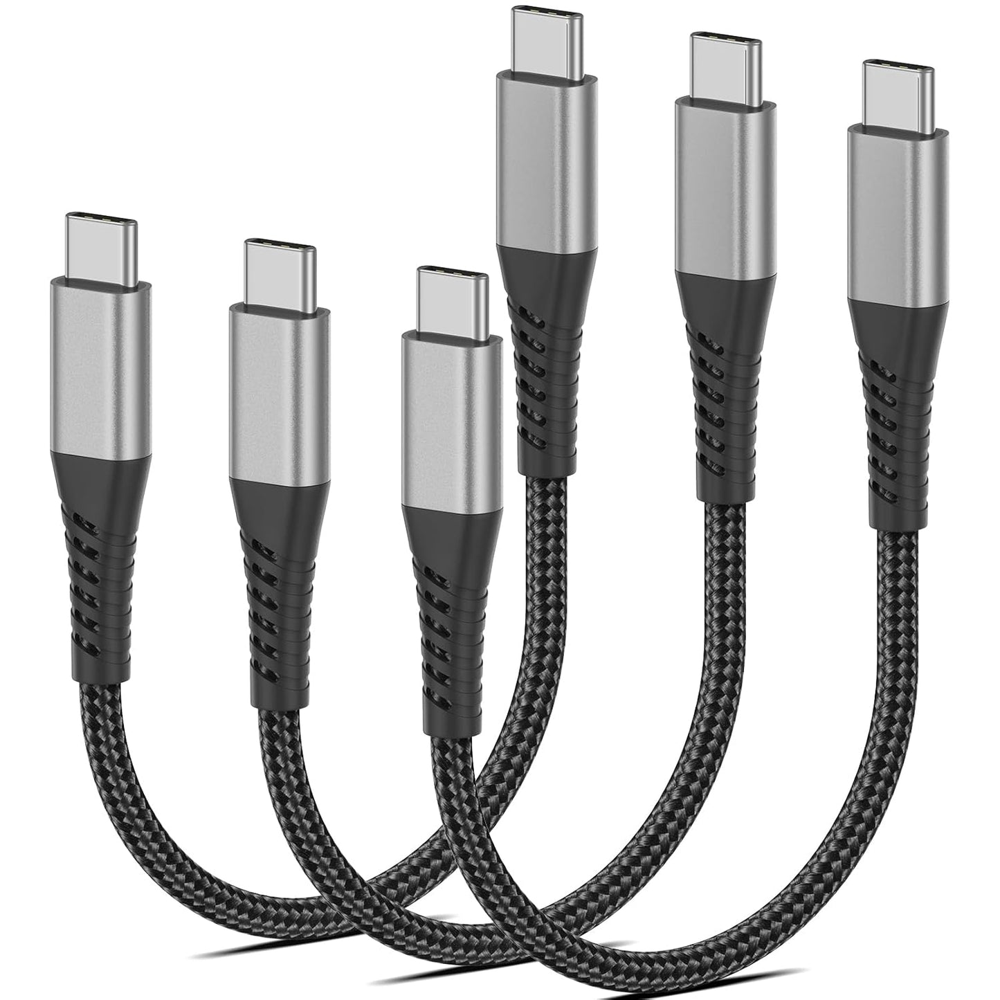 Fast Charge Anywhere: Umefly 0.5ft USB C to C 3 Pack