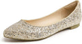 FEVERSOLE Women's Macaroon Colorful Memory Foam Cushion Ballet Flat in