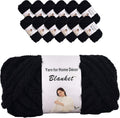 Chenille Chunky Yarn Arm Knitting Thick Bulky DIY Blanket - Soft, Easy
