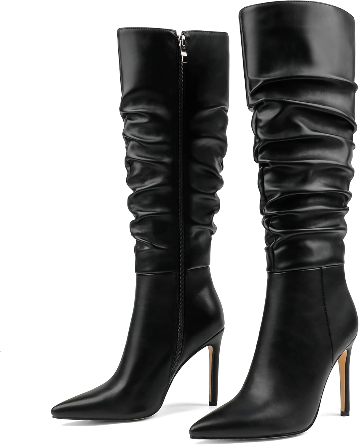 Stylish Knee High Boots for Women with Pointed Toe Design
