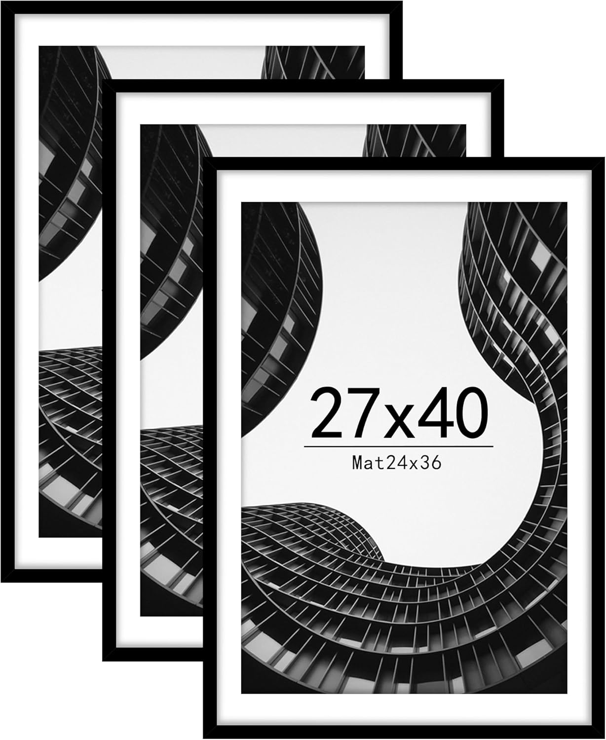 27x40 Inch Poster Frame Set of 3 for Versatile Display Options