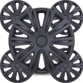 Winjet 15ft Universal Wheel Rim Cover Hubcaps Replacement - Matte