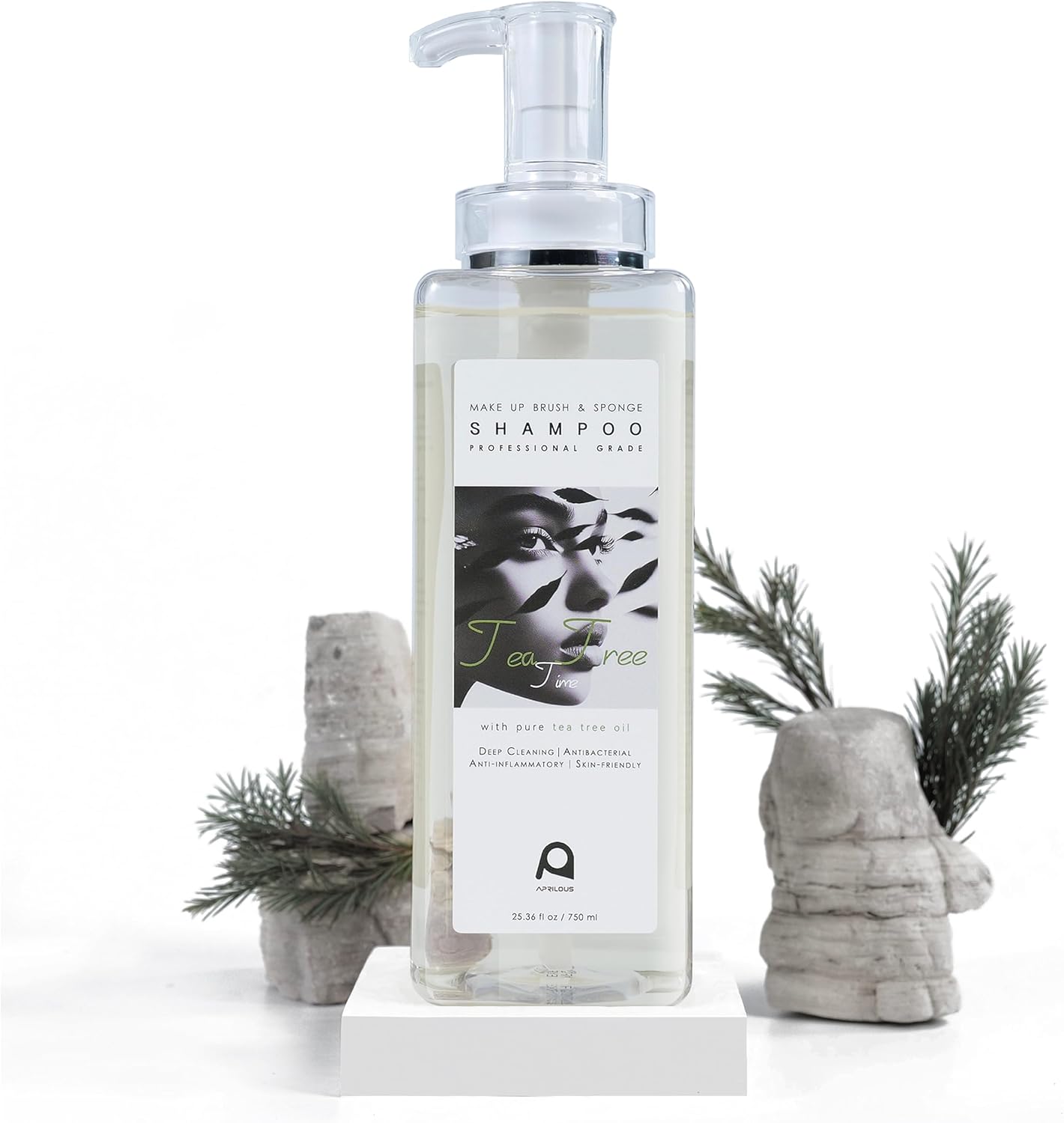 Tea Tree Makeup Brush Cleaner - Deep Cleanse & Prevent Acne