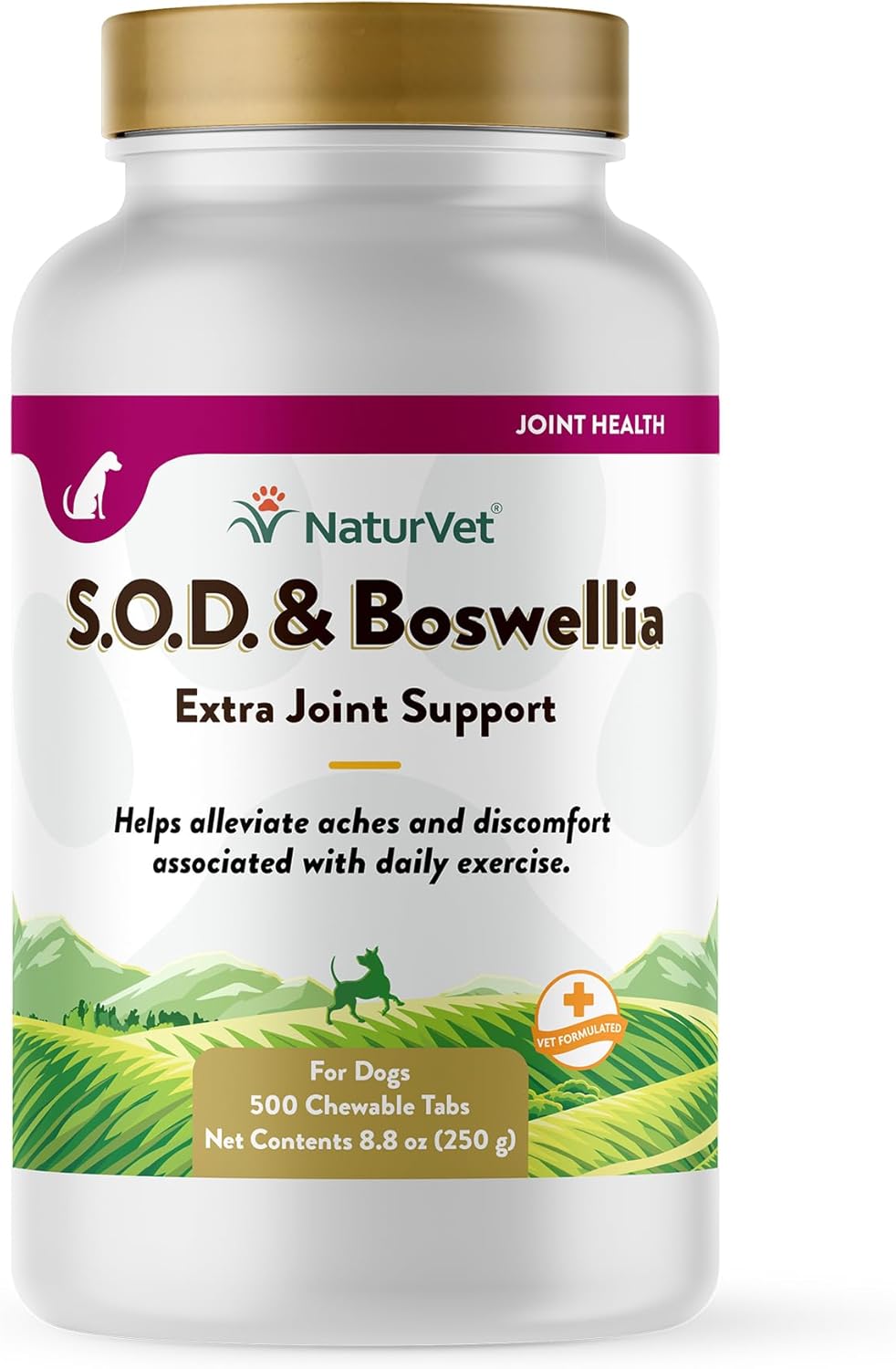 NaturVet S.O.D. & Boswellia Extra Joint Support for Dogs