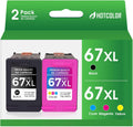 67XL Combo Pack Ink Replacement for hp 67 Ink Cartridges - Reliable
