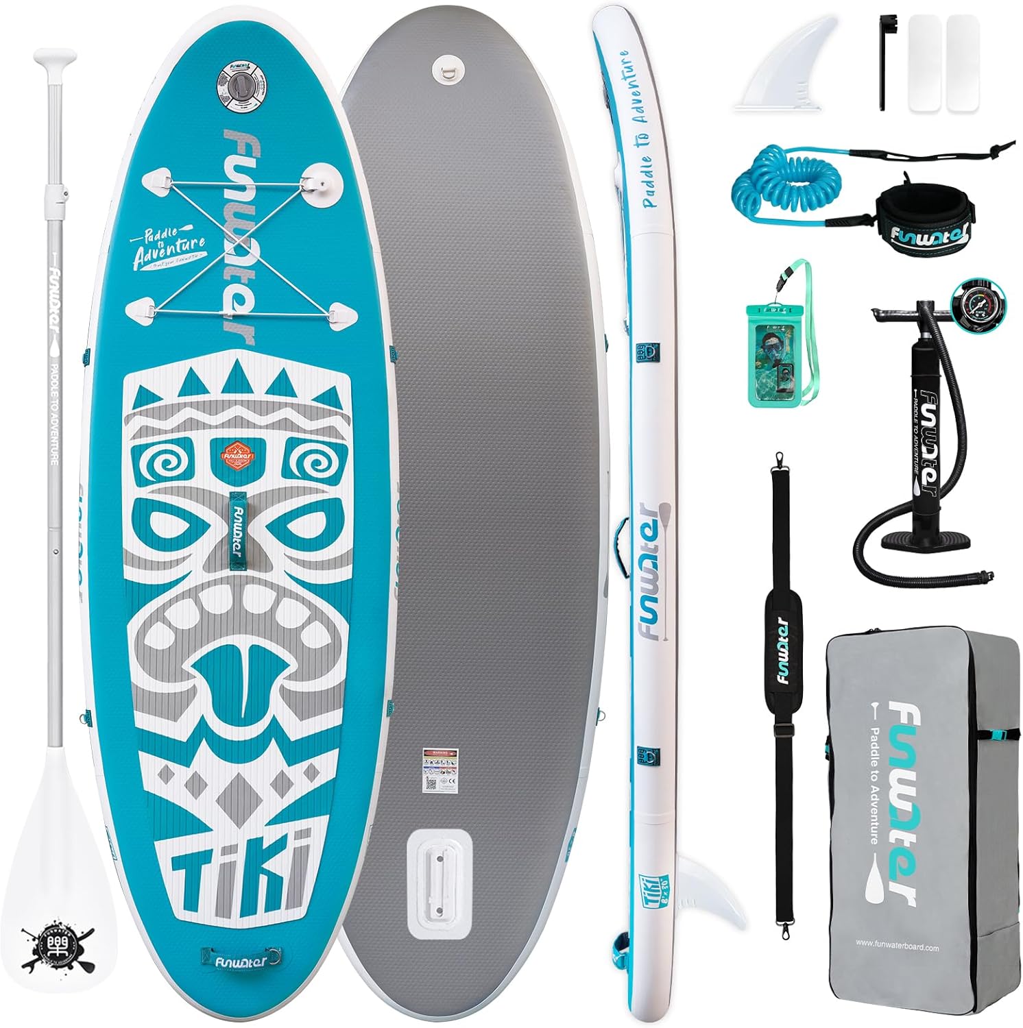 FunWater Inflatable Stand Up Paddle Board for All Skill Levels