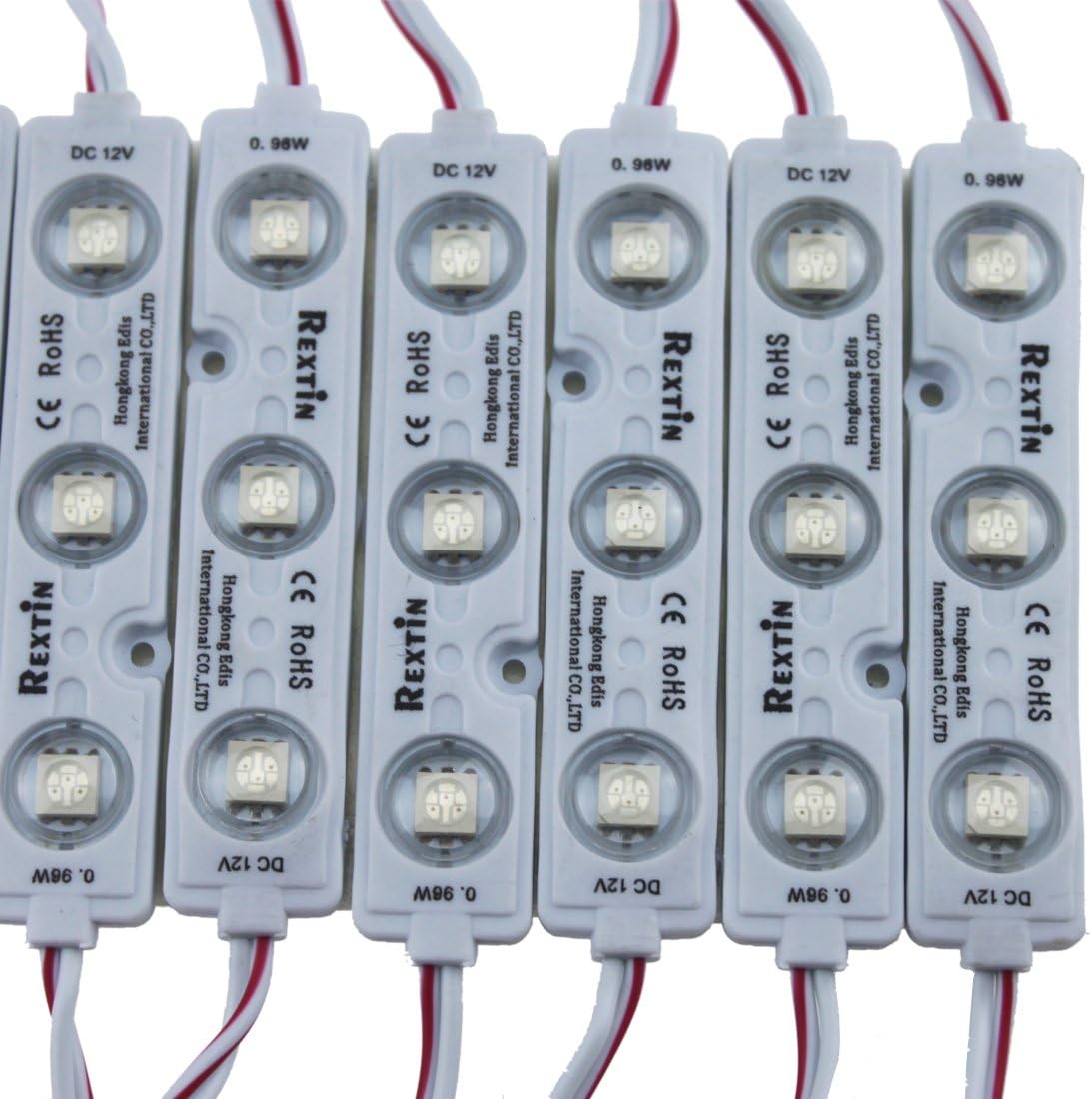 REXTiN Super Bright 200pcs Green 5050 SMD LED Module Lights