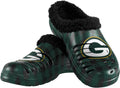 Men's NFL Team Logo Sherpa Lined Buffalo Check Clog Slippers - Cozy