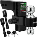 Rhino USA Adjustable Trailer Hitch 2-In Receiver - Heavy Duty Tow