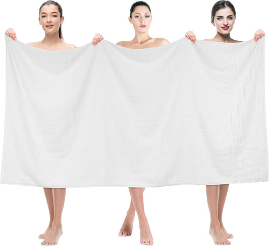 Oversized Luxury Bath Towels for Bathroom, Beach, and Pool