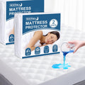 Twin XL Mattress Protector Pad 2 Pack Quilted Waterproof - Dorm