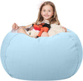 Stuffed Animal Storage Bean Bag Chair Cover - Extra Large Toy