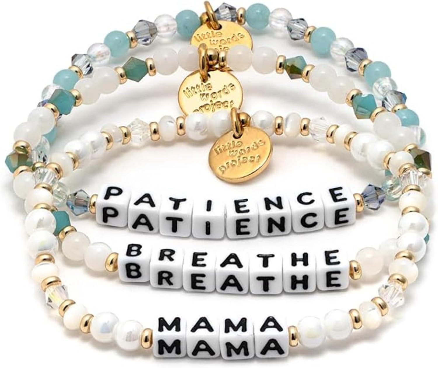 The Original Word Bracelet Set: Colorful Beads & Positive Vibes