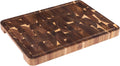 All-Clad Acacia End-Grain Cutting Board 19x14 in - Durable