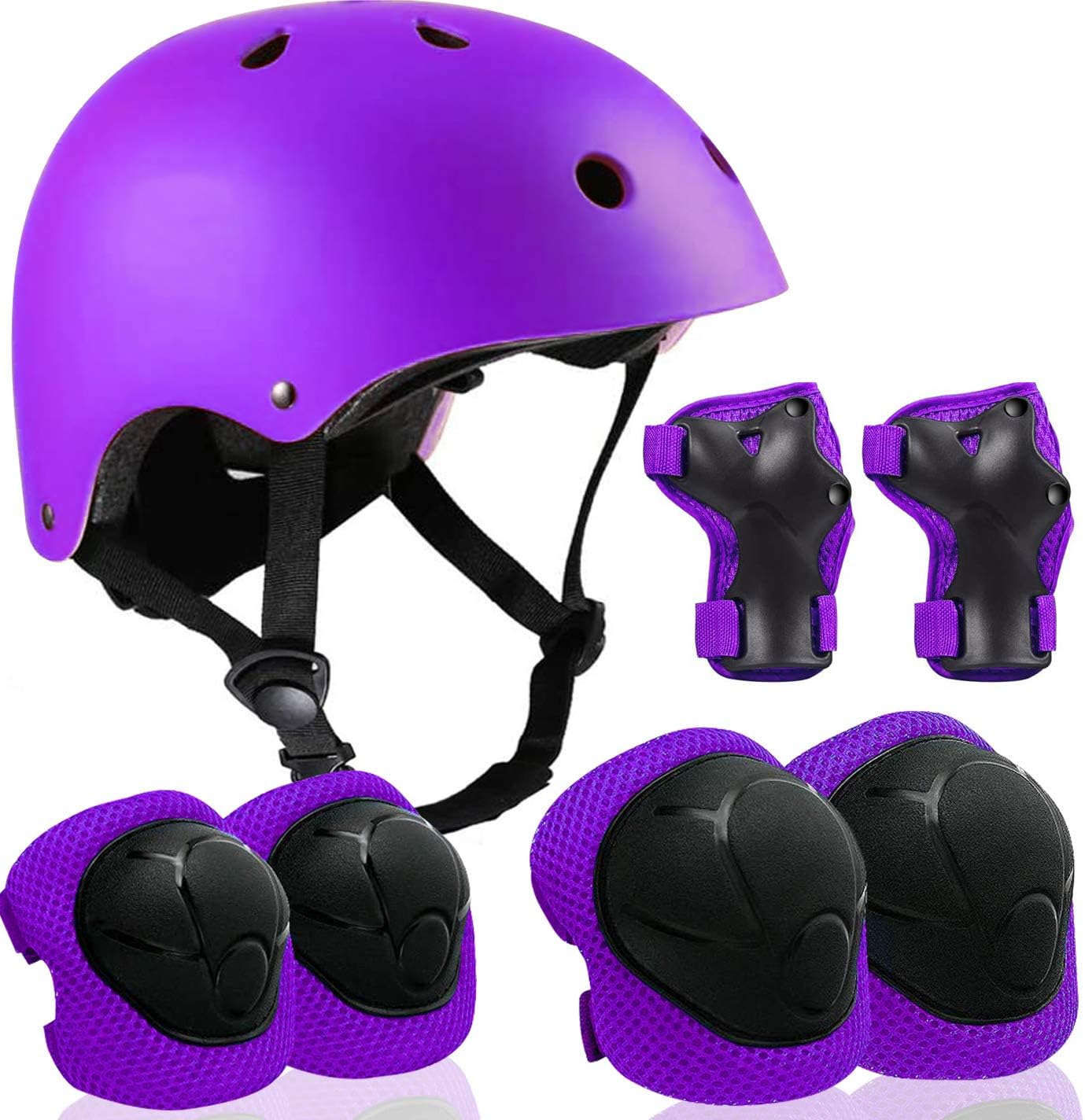 Kids Adjustable Helmet with Full Protective Gear Set