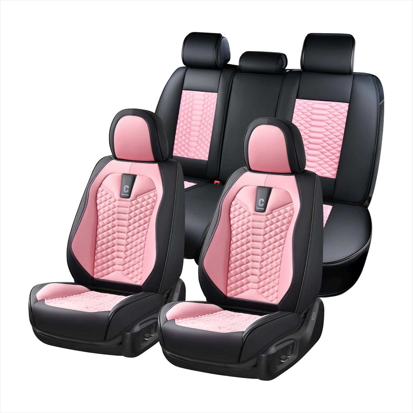 Coverado Car Seat Covers Full Set for Stylish Protection
