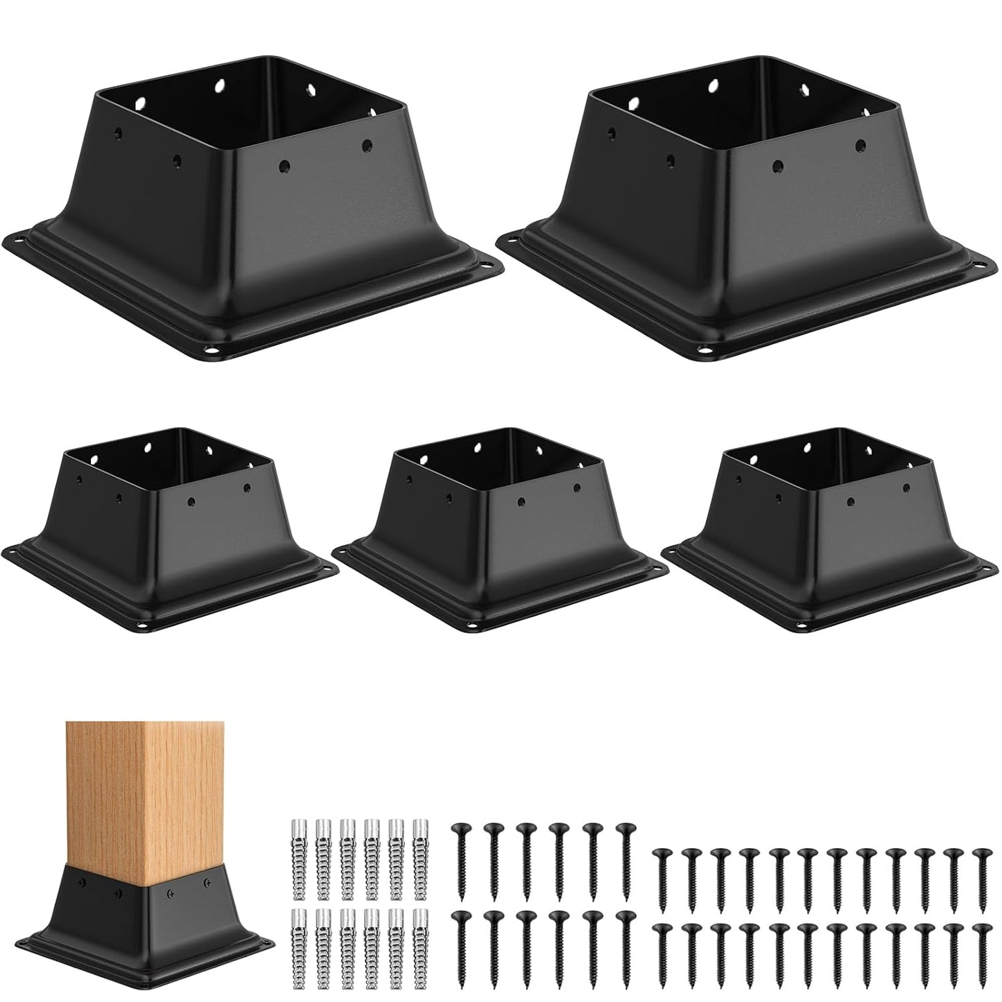 Heavy Duty 4x4 Post Base for Deck and Porch Support