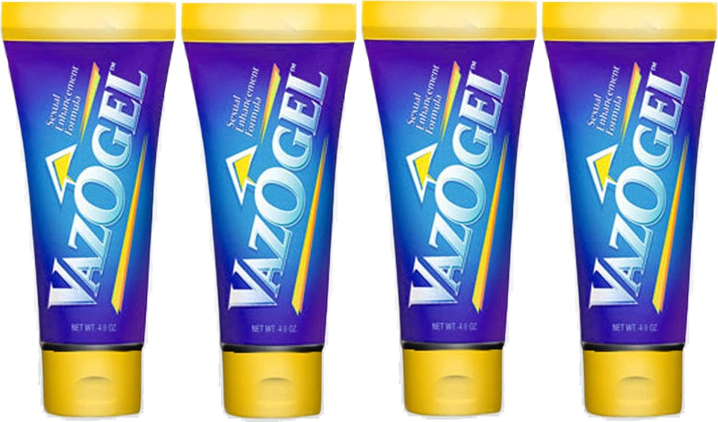 Vazogel Male and Female Carnal Improvement Edible Gel Pack 4